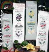The Victoria Sampler February Birthday Bellpull