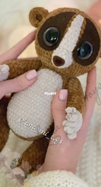 Lana Crochet Pattern - Lana Mi Toys - Irene / Irina Ilinova - Lemur Lori
