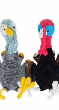 Stip en Haak - Herriët van de Wiel - Turkey Koos - Kalkoen Koos - Dutch