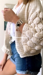 Atrapa Sueños Crochet - Lorena - Bubbles Coat - Saco burbujas - Spanish