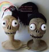 Sylke Crafts - Kim Lapsley - Shrunken Head Guy - Free