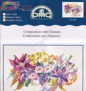DMC XC1009 Composition with Clematis