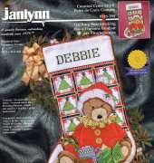 Janlynn #140-190 - Quilting Bear Stocking by Joan Elliott