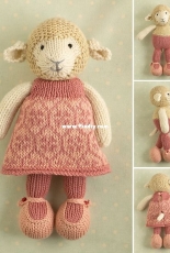 sheep girl by Julie Williams - Little Cotton Rabbits
