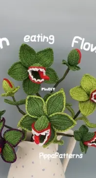 Pippa Patterns - Connie Rockliff - Bouquet Man Eating Flower