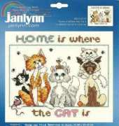 Janlynn 023-0575 - Home is where the cat is