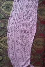 light pink shawl