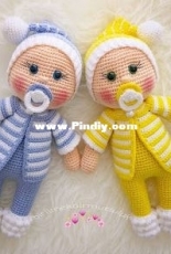 Bir ilmek bir mutluluk - Amigurumi Doll Pacifier Baby - Translated -  Free
