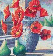 Artecy Cross Stitch - Poppies and Pears
