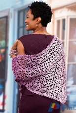 Lacy Isosceles Crochet Shawl by Lisa Gentry  Free