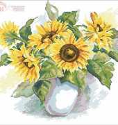 Alisa 2-08 Vase of Sunflowers