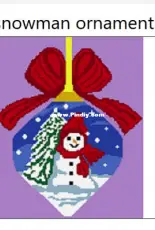 Made by LGD Conglomerate - Snowman Ornament Blanket
