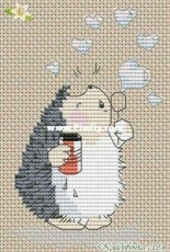 Valentine Hedgehogs - Bubbles of Love by Margaret Sherry - Quick & Easy Cross Stitch 136 XSD