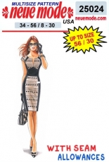 Neue Mode 25024 Multisize Dress sewing pattern
