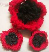 Crochetroo -  Anzac Poppy