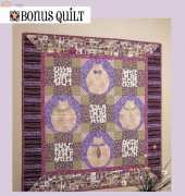 Fons & Porter's-Fat Cats in the City- Free Wall Quilt Pattern