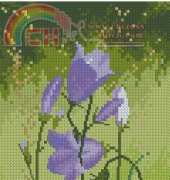 Heritage Stitchcraft - Flower Panels JCHB536 Harebell Panel by John Clayton XSD