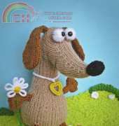 Knitted dog