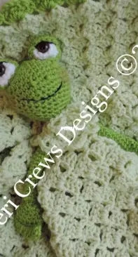 Teri Crews Designs - Teri Crews - Frog Huggy Blanket