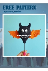 Natura Crochet - Natasha Tishchenko - Balloon Bat - Russian and English - Free