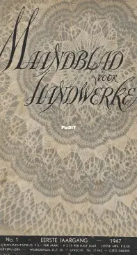 Maandblad voor Handwerken 001 (Ariadne) 1947 (Dutch)