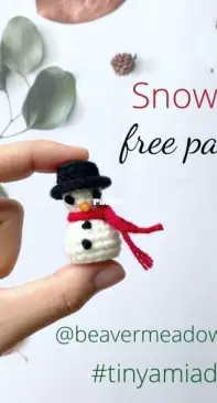 Beaver Meadow Crochet - Ade - Snowman - free