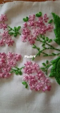 Little flowers embroidery