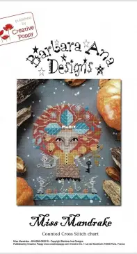 Creative Poppy - Barbara Ana Designs BAN286-092019 Miss Mandrake PCS + XSD
