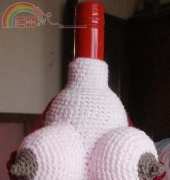 Crochet bottle dress