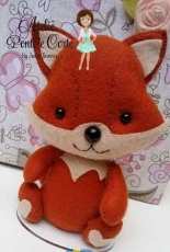 Ateliê Ponto e Corte - Jeane Tavares - Fox from Little Prince - Felt Pattern - Portuguese - Free