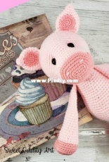 Sweet Oddity Art - Carolyne Brodie  - Petunia the Pig Crochet Pattern