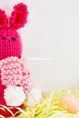 Knit Bunny by Madeline Nancy-Free