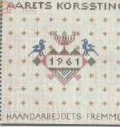 Haandarbejdets Fremme Calendar / Kalender Årets/Aarets Korssting 1961