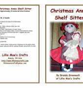 Christmas Annie Shelf Sitter by Brenda Greenwalt- Lillie Mae's Crafts-Free