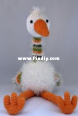 Stip en Haak - Herriët van de Wiel - Puk the Ostrich - Translated - French