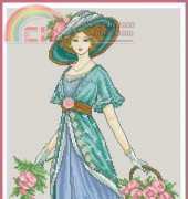 Edwardian Lady by Joan Elliott from Cross Stitch Collection 223 XSD