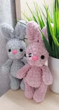colored bunnies