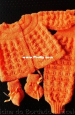 Orange baby set