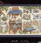 Dimensions Charts & Charms 72636 Garden Charm XSD