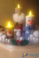 Lisa Wears - Novelty Christmas Candle Decoration - free