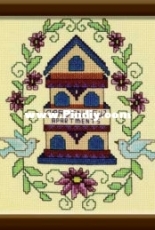 DMC - Garden View Birdhouse  by Judith Crispens - Free