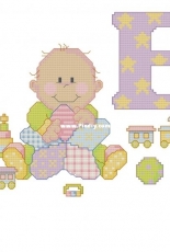 ABC Babies E from Las Labores de Ana Extra Baby 29 PCS