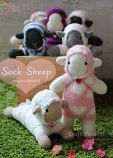 Craft Passion-Sock Sheep-Free Sewing Pattern