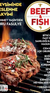 Beef and Fish - Sayi 42 - Mayis / Haziran 2021 - Turkish