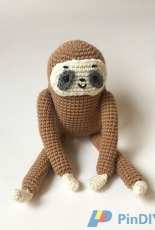 Crochetkins - Jen Smith - Sloth