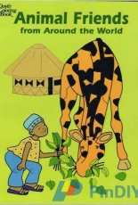 Dover Coloring Books - Animal Friends from Around the World by Christine Jenny-2004