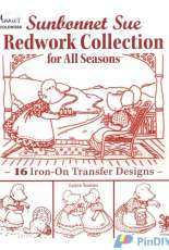Annie's Needlework - Sunbonnet Sue Redwork Collection for All Seasons - 2014