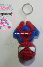 Fabigurumis - Spiderman keychain