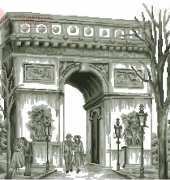 Dome 60202 Arc de Triomphe BW