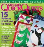 McCall’s Quick Quilts December 2012 - January 2013
